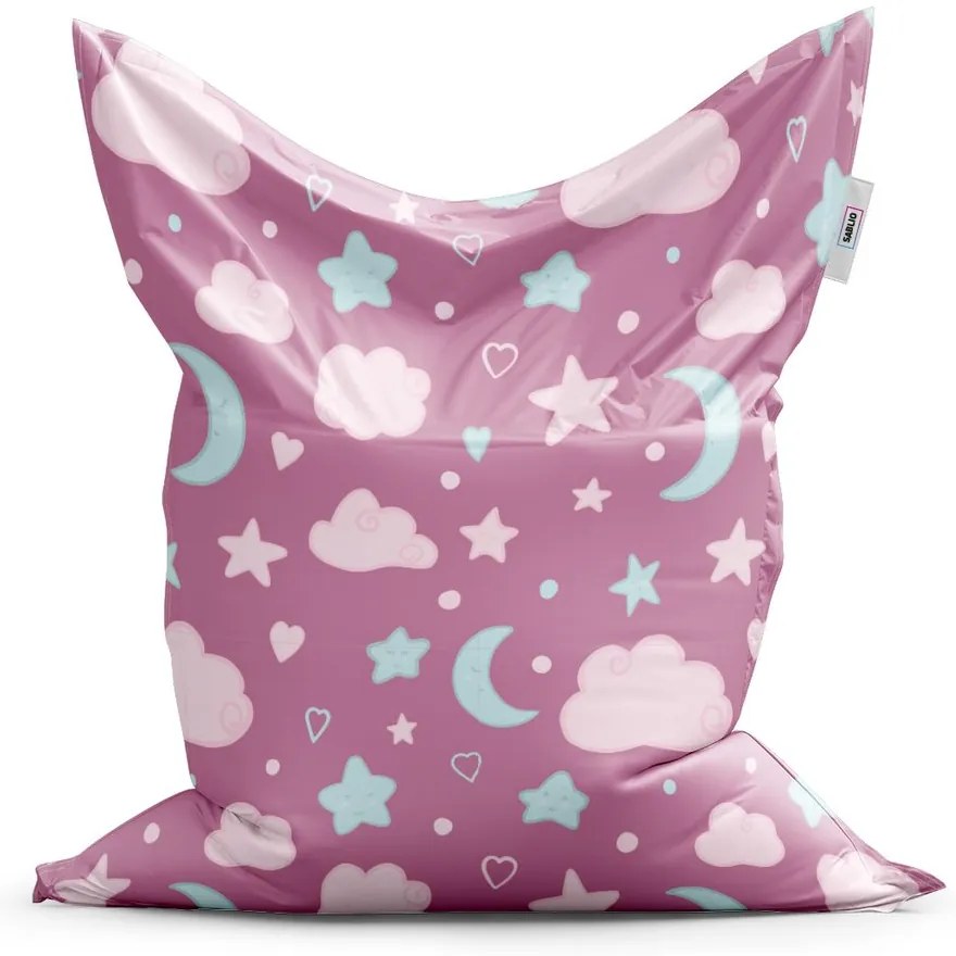 Sedací vak Classic detská obloha - detský, fialová