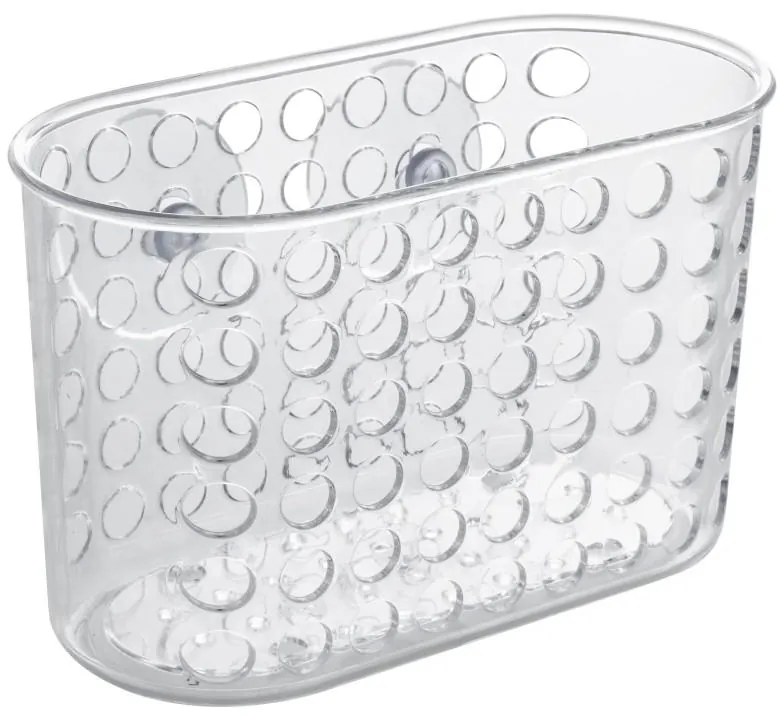 Erga Erga, kúpeľňový kôš na kozmetiku 19x9x12 cm na prísavky, číra, ERG-YKA-RY.KPN0200