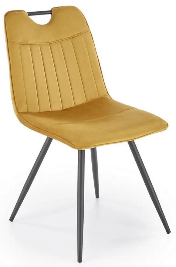 Jedálenská stolička Olindo, žltá