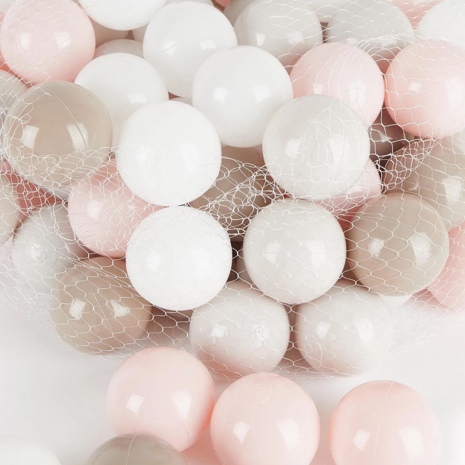 Bieco - Súprava hracích loptičiek - Cotton - 100 ks