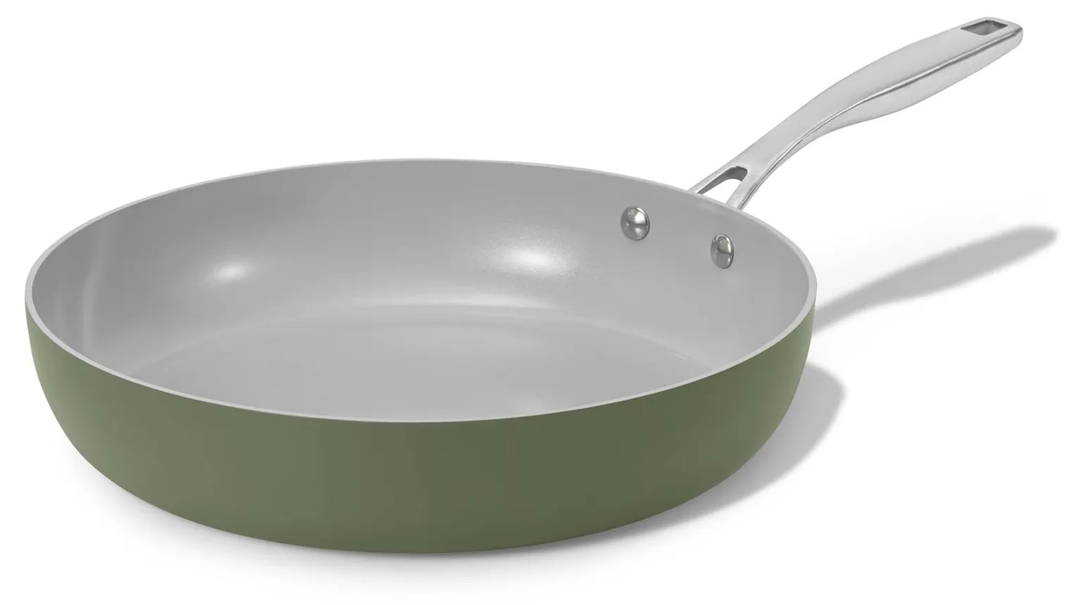 Elmich Nepriľnavá keramická panvica Vital Ø 26 cm - olivovo zelená