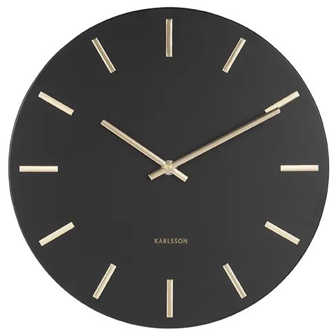Dizajnové nástenné hodiny 5821BK Karlsson Charm small, 30 cm