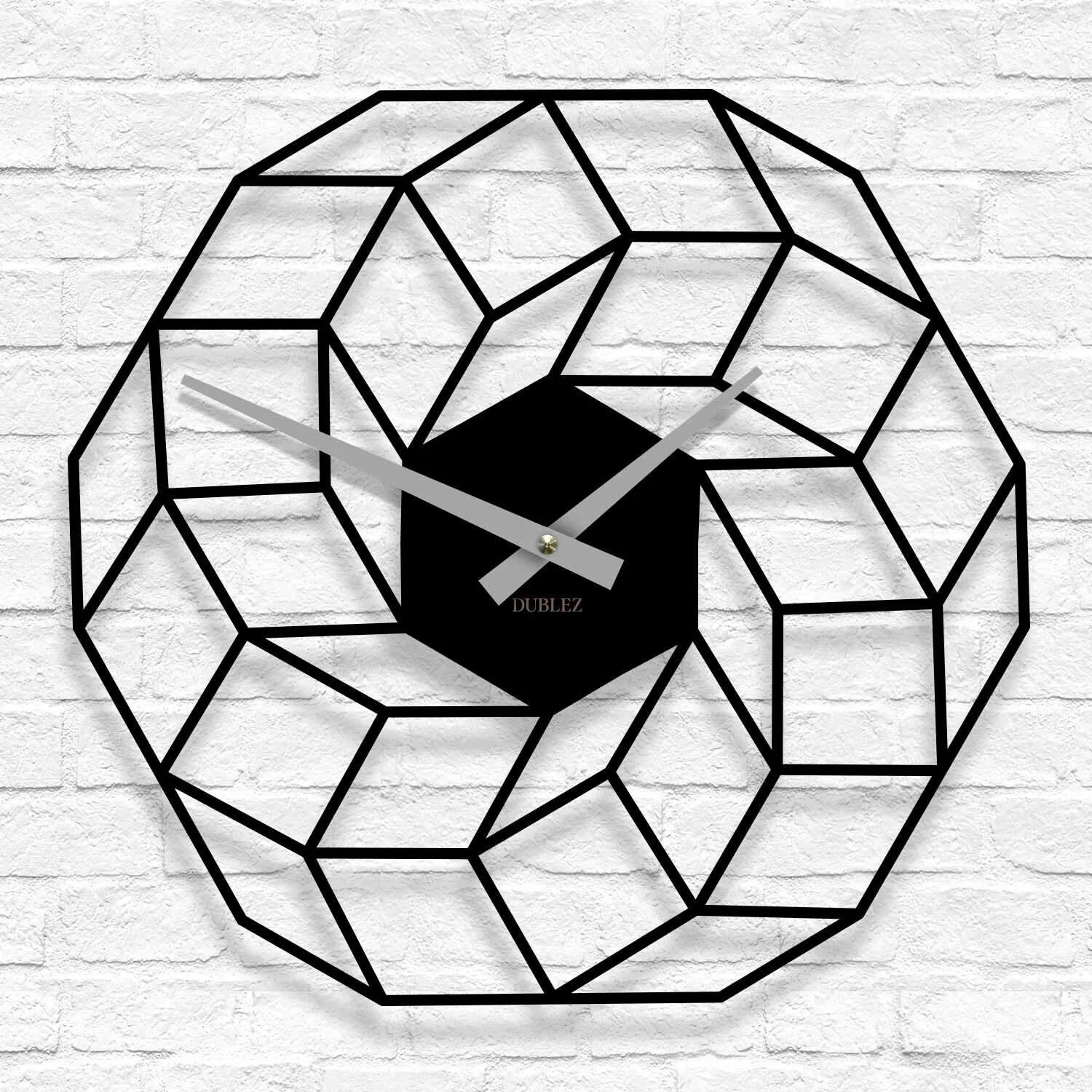 DUBLEZ | Veľké moderné hodiny na stenu - Vortexa