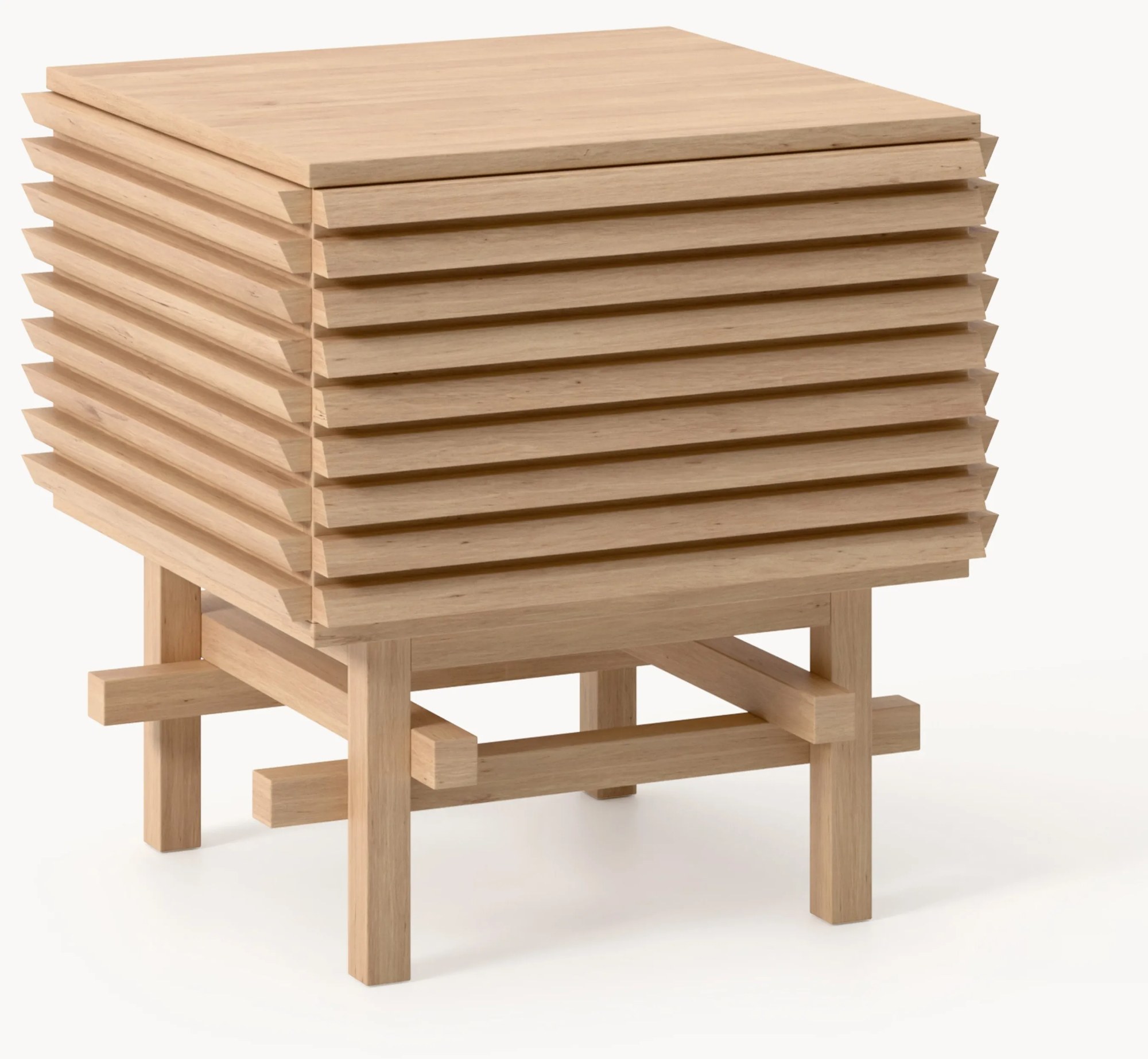 Nočný stolík z dubového dreva Pierce