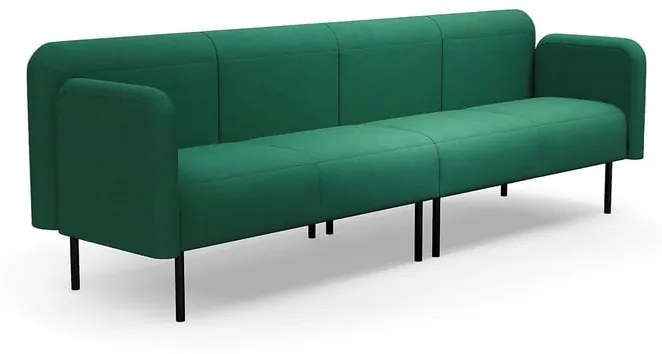 Pohovka VARIETY, 4 miestna, látka Blues CSII, zelená tyrkysová