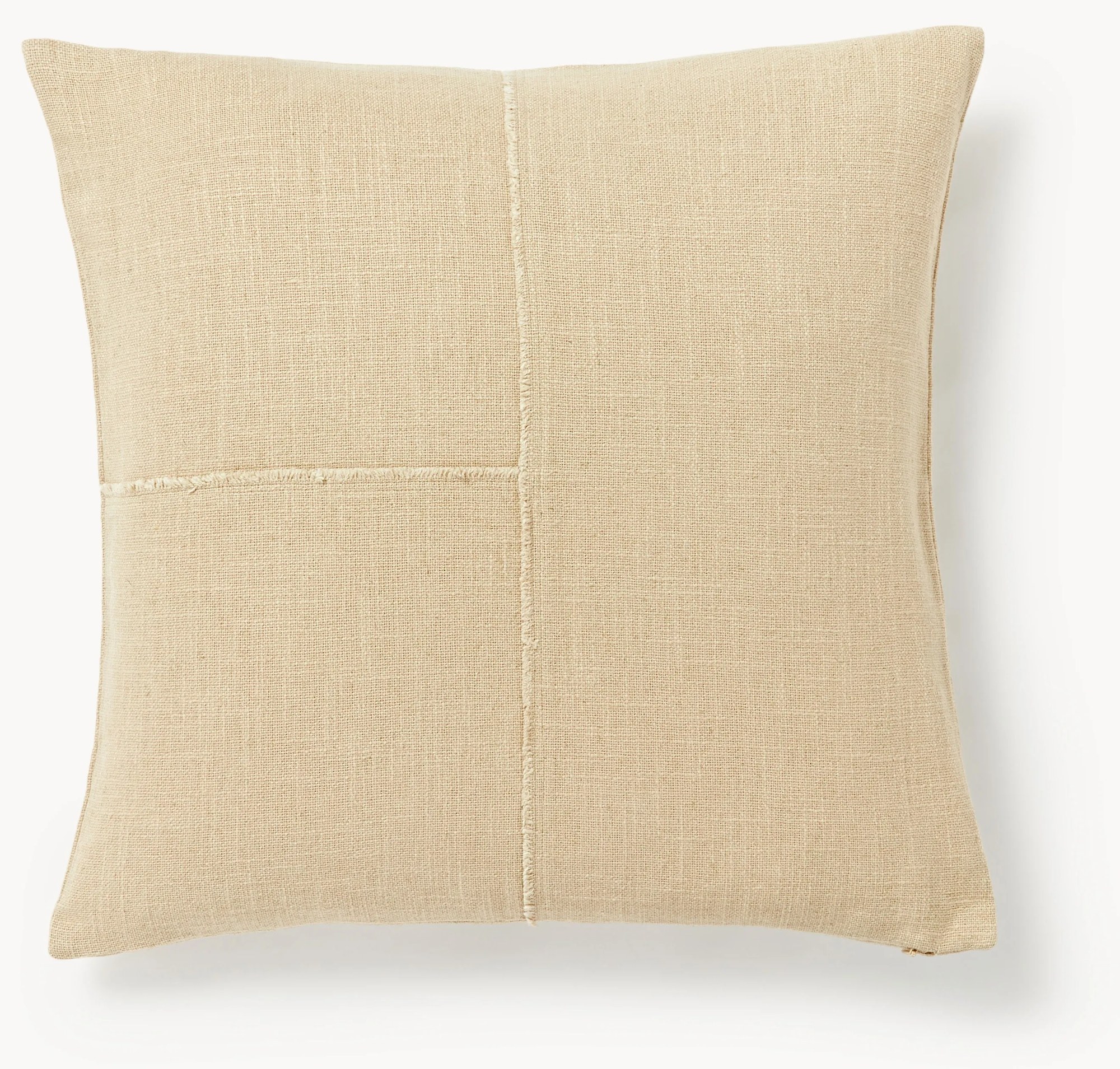 Ručne tkaný poťah na vankúš s ozdobným prešívaním Naht