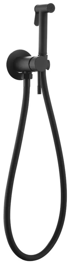 Gamma Roy, podomietková bidetová batéria, čierna matná, GMA-BRYPBPT-BK