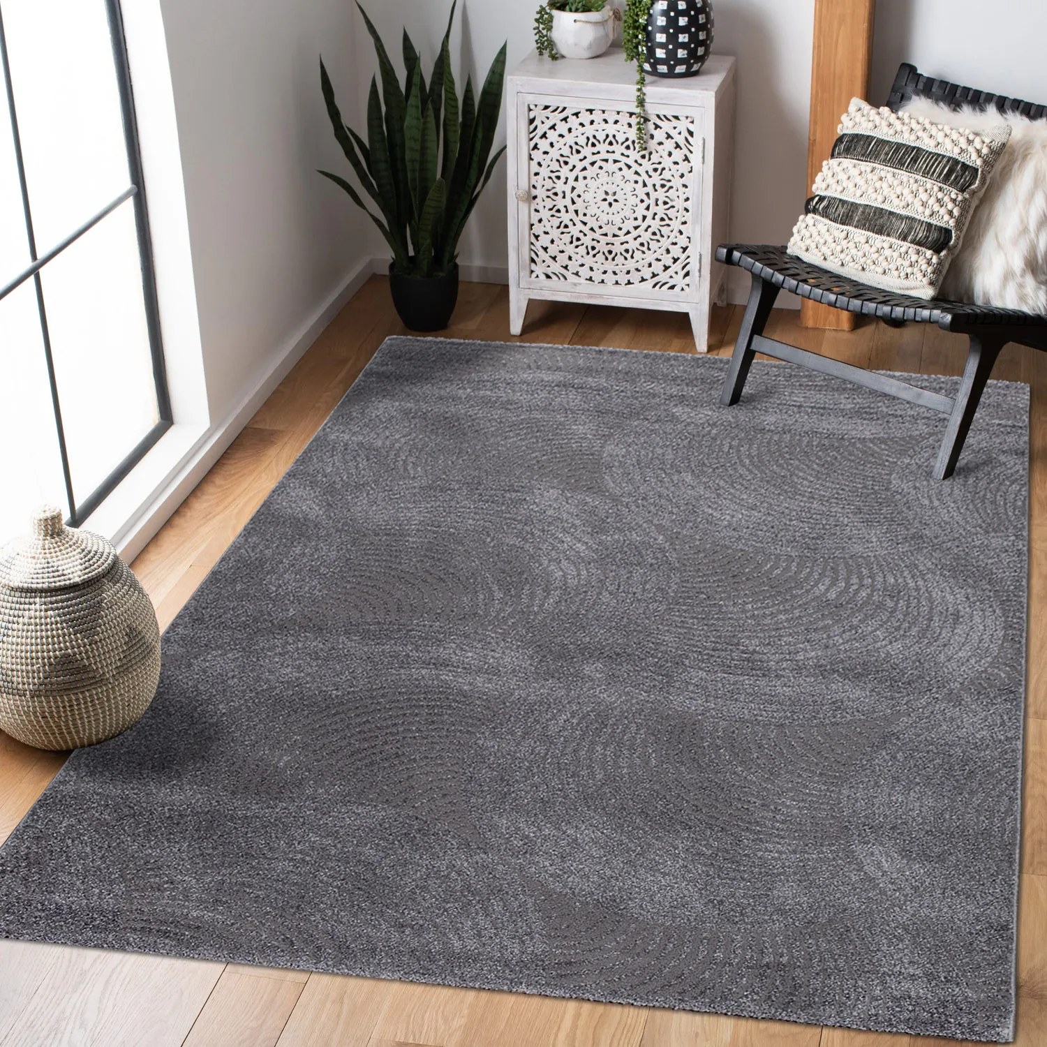 Dekorstudio Jednofarebný koberec FANCY 647 - sivý Rozmer koberca: 200x290cm