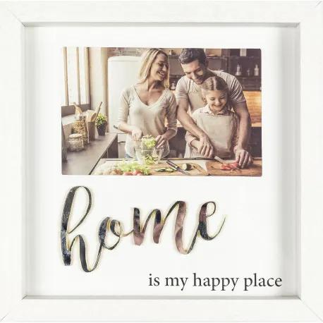 Rám 10x15, HOME biely