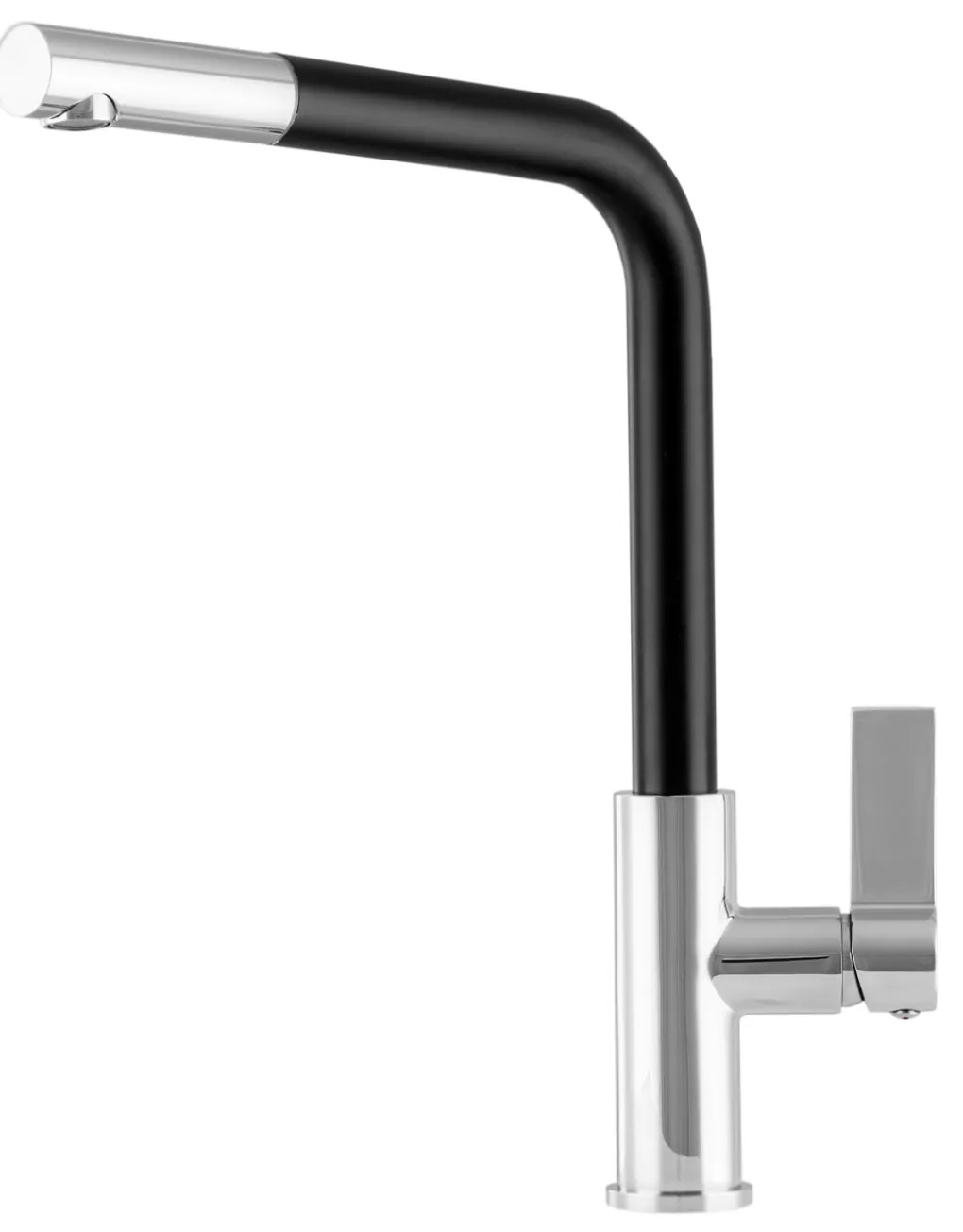 Gamma Side, stojanková drezová batéria s výsuvnou výlevkou, čierna-chróm, GMA-BSE-BK