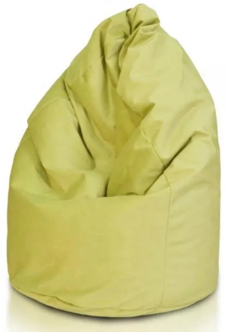 Sedací vak Amore – extra mäkký vak z plyšu pre maximálne pohodlie Farba: A38 - limetková