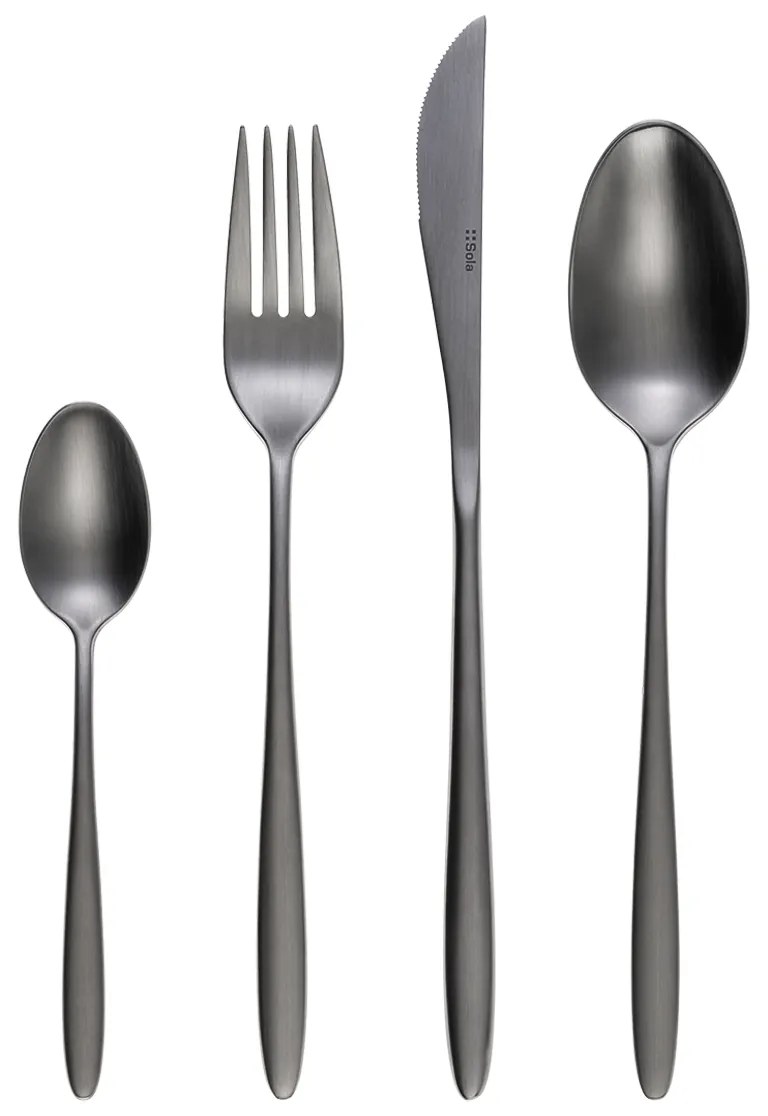 Príborový set 16 ks – Vivo PVD Light Grey matný - 140303