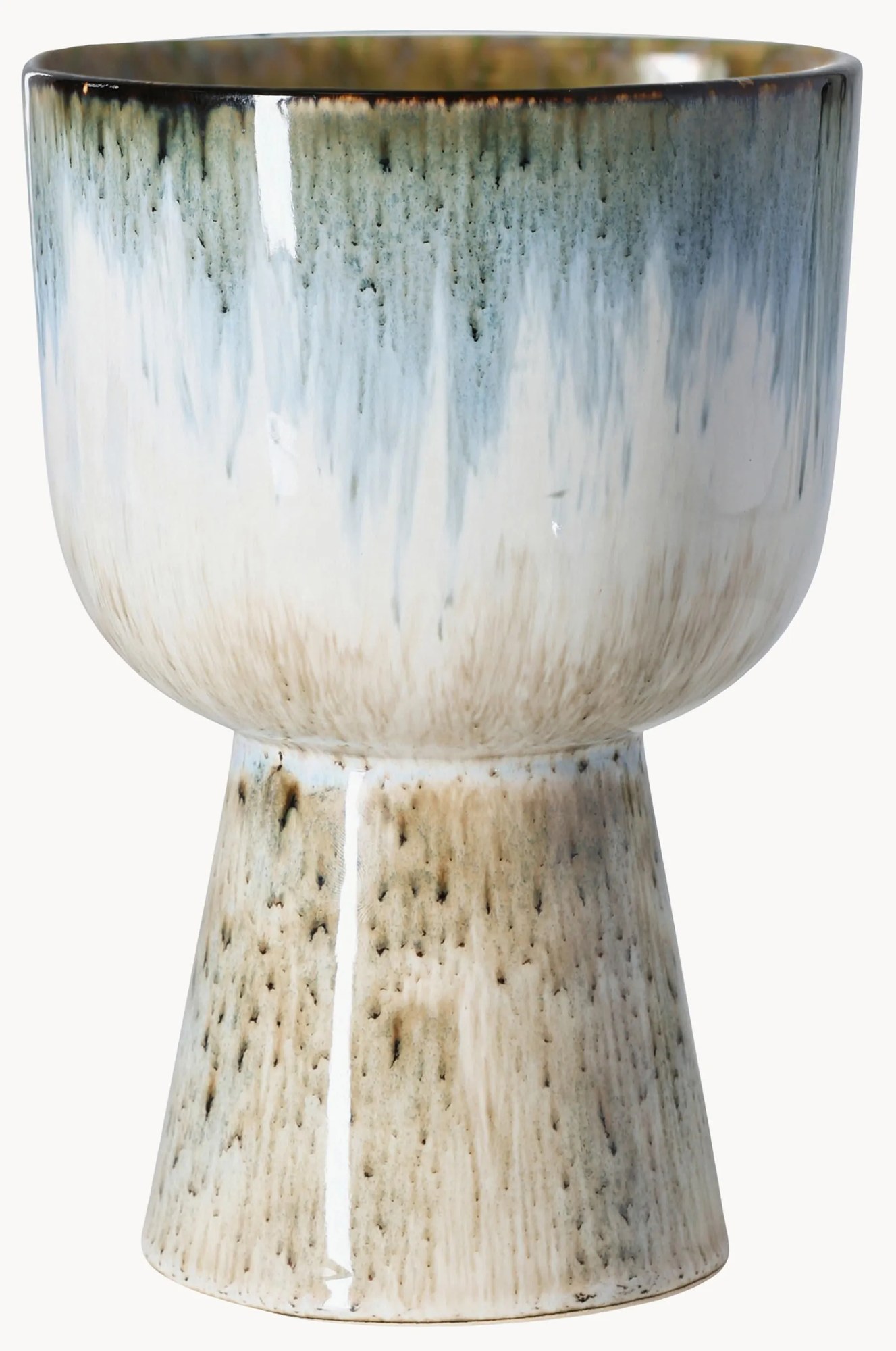 Ručne vyrobený obal na kvetináč Retro