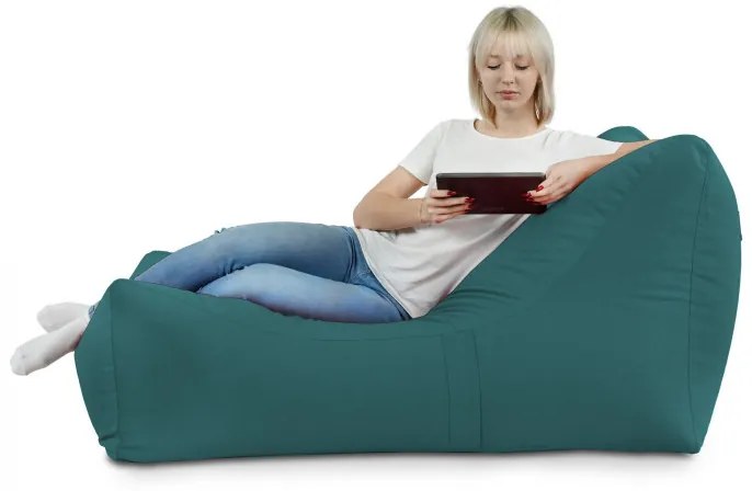 Sedací vak Atény Plyš Farba: Modrý