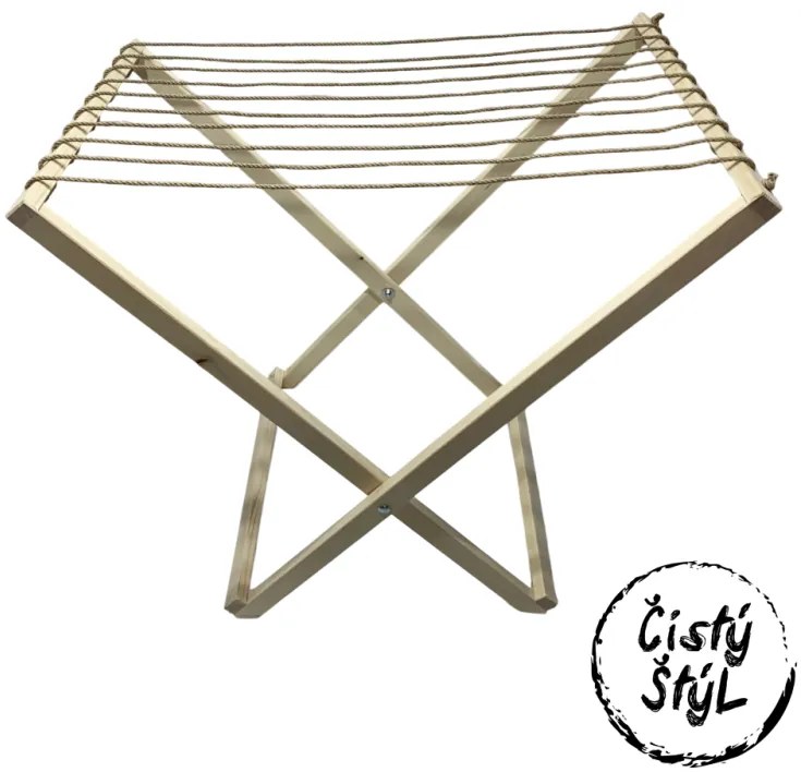 Malý rozkladací sušiak - svetlý