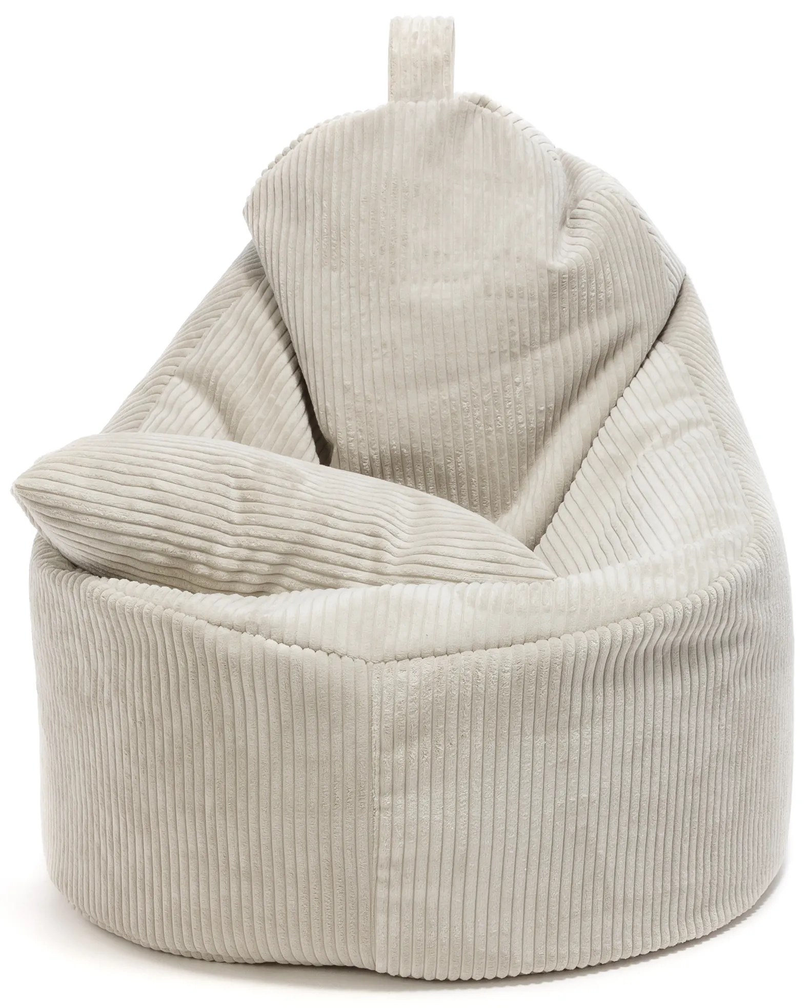 INTERMEDIC SK Kreslo Yoko Velvet – manšestrové kreslo s vankúšom, 75x70x30 cm Farba: SZ83 - krémová