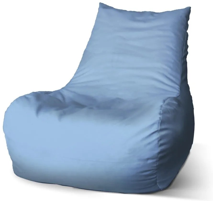 Sedací vak Bean modrá sky blue, modrá