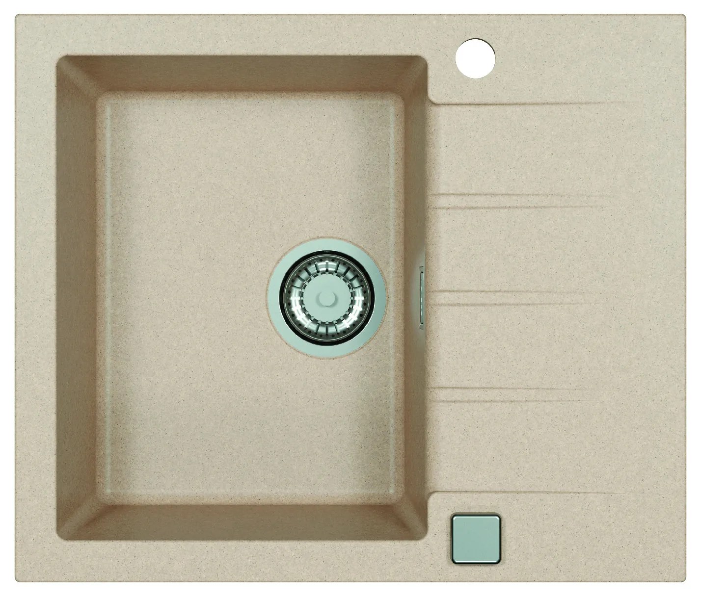 ALVEUS CZ CADIT 10 terra 22 + pop up sifon 590x500x198 mm