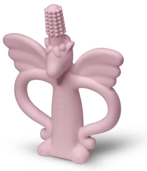 Hryzadielko a kefka Jednorožec 2v1 - ružové