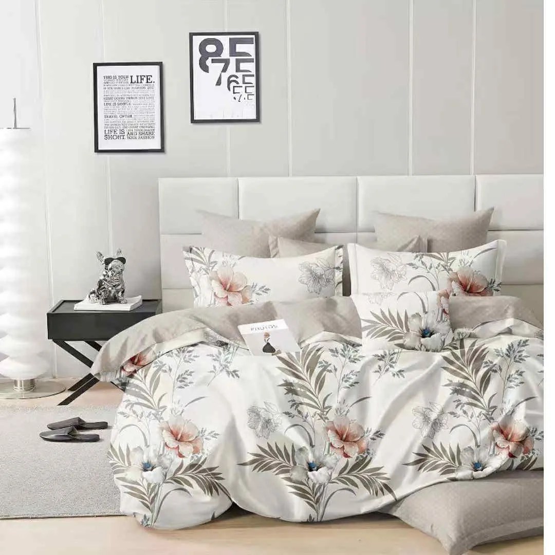 3 dielne Mikroplyšové obliečky Leila 200x140cm+90x70cm TiaHome