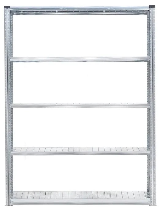 Policový kovový regál TRANSFORM, základná sekcia, 2500x1500x320 mm