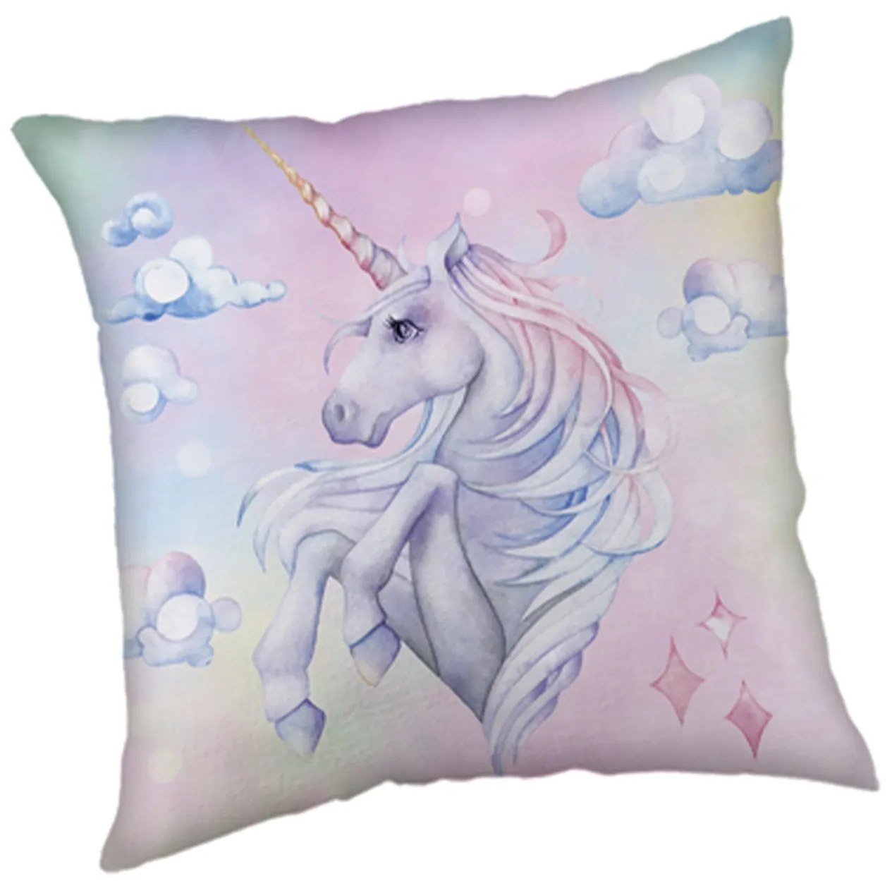 Detský dekoračný vankúš 40 × 40 cm - Unicorn 