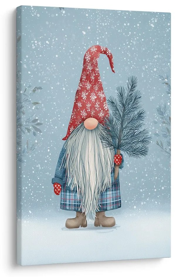 Obraz vianočné kúzlo s trpaslíkom