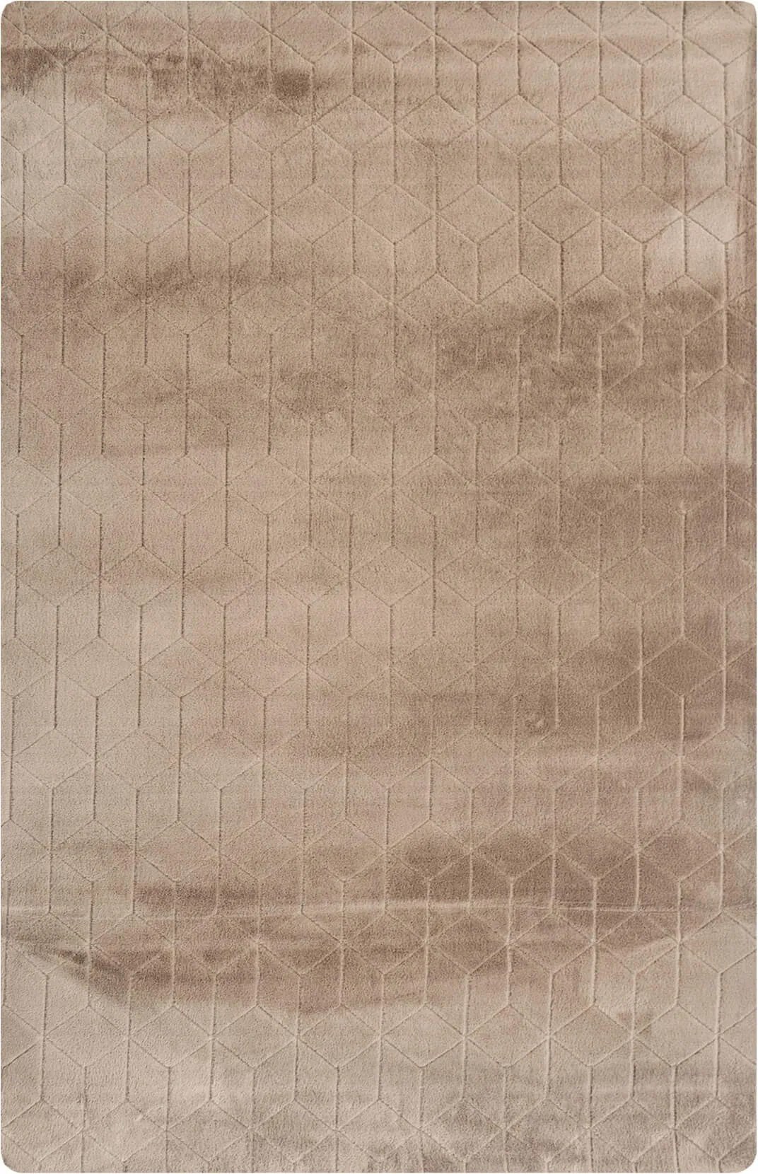 TZ Béžový obdĺžnikový koberec 3D Rabbit Rozmer: 160x230 cm