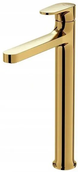 Cersanit Inverto - vysoká umývadlová batéria, zlatá, S951-298