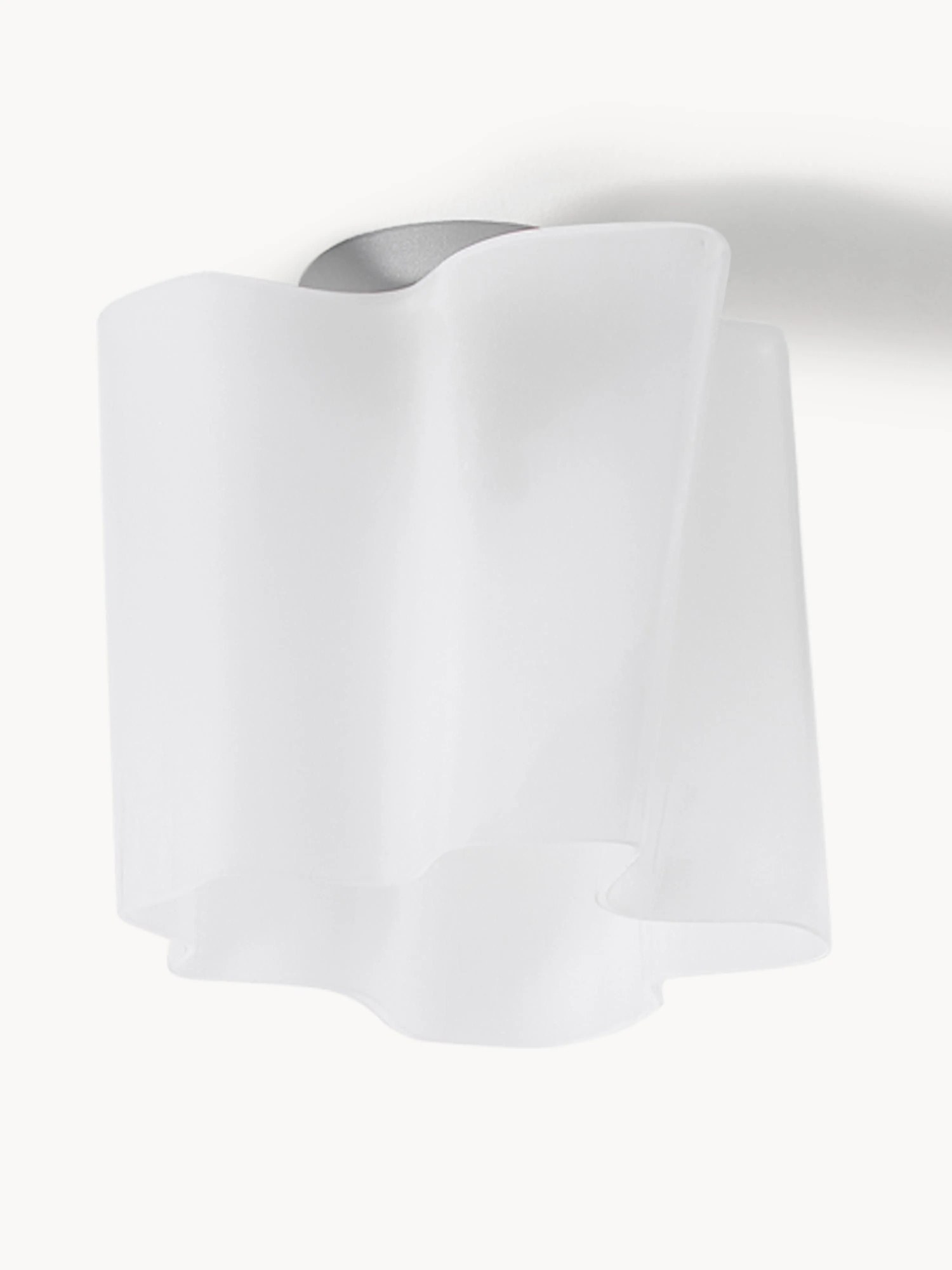 Malé ručne fúkané stropné svietidlo Logico