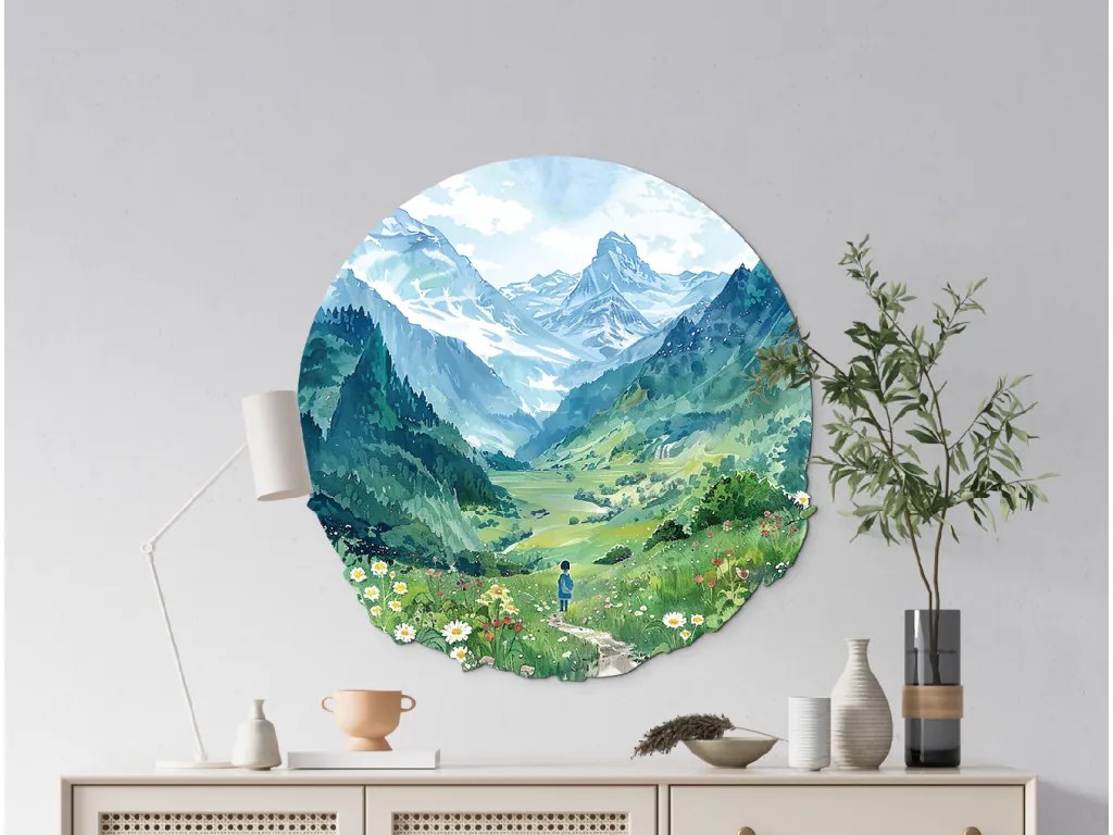 drevko | Obraz Okno do údolia 45 x 445 cm