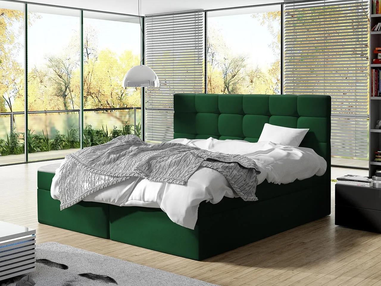 Manželská posteľ Boxspring 160 cm Cinara (manila 35). Vlastná spoľahlivá doprava až k Vám domov. 1054116