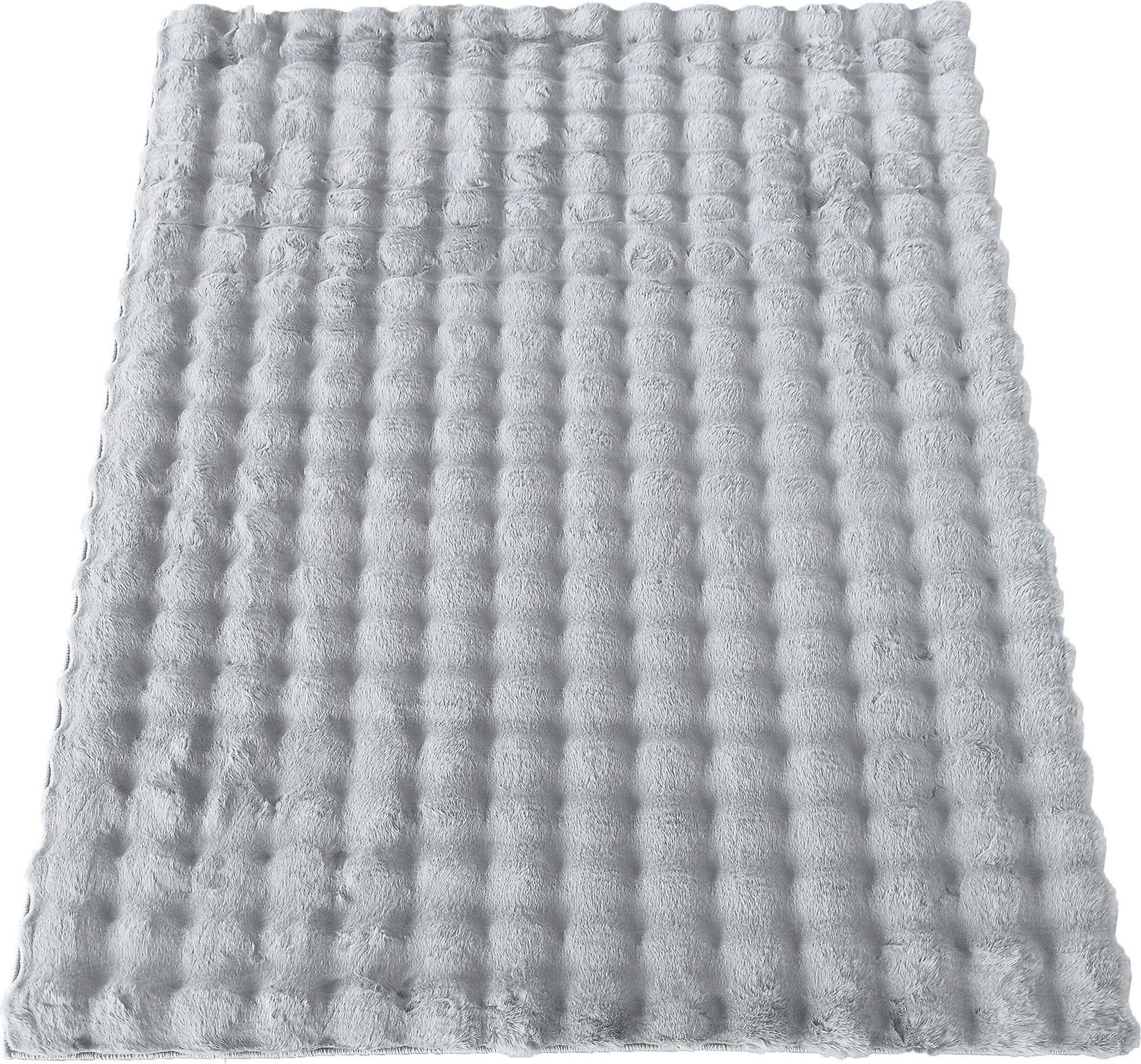 DY Sivý jemný koberec Rabbit Bubble 3D Rozmer: 120x170 cm