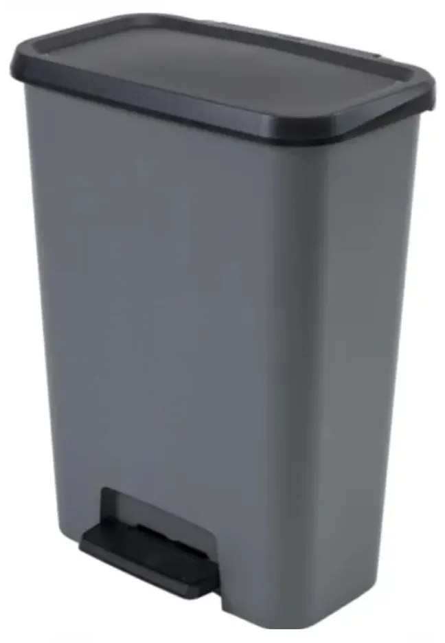 Curver Odpadkový kôš COMPATTA duo 23L+23L, sivý