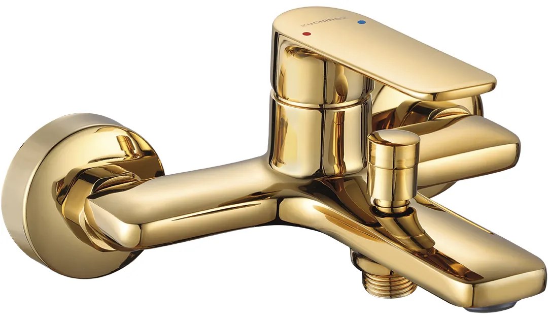 Kuchinox Gava, nástenná vaňová batéria, rozteč 150mm, zlatá lesklá, LAV-BQG_G10D