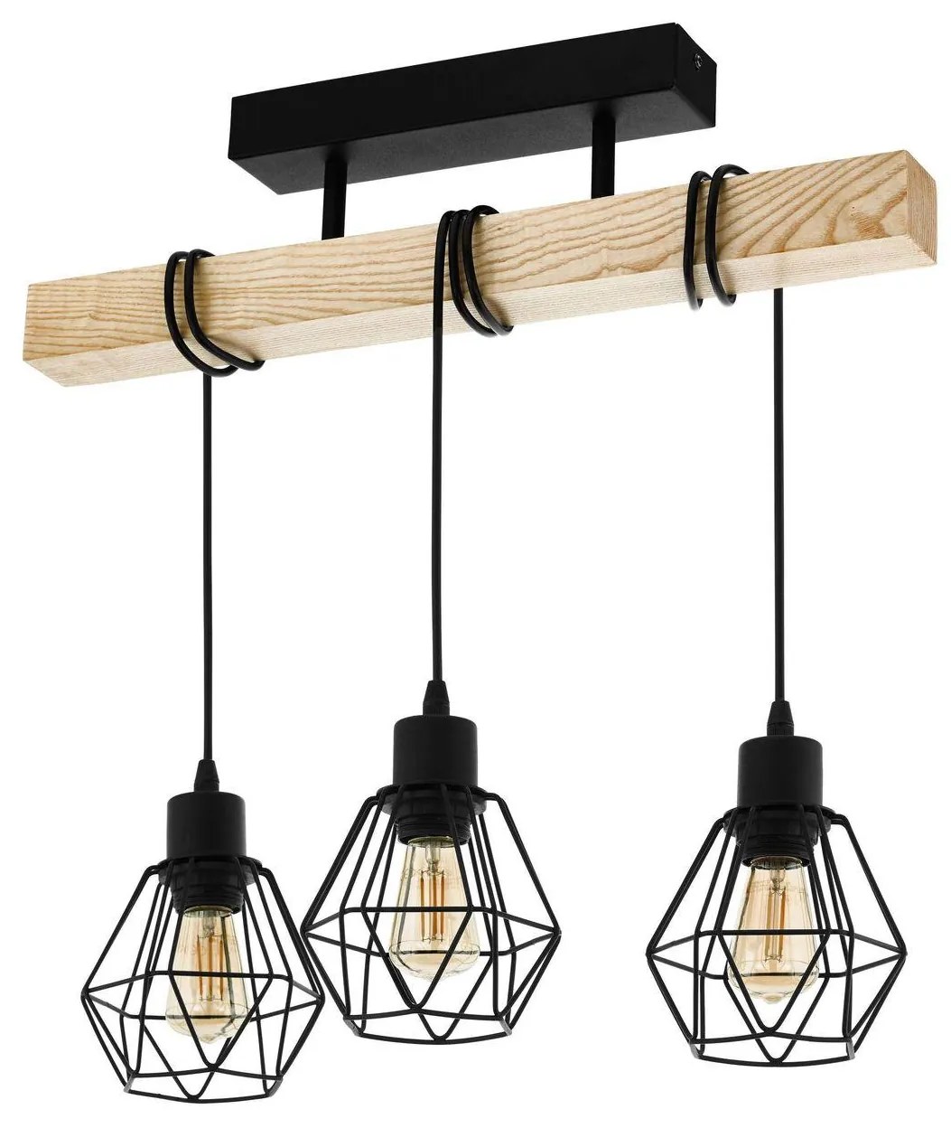 Retro a vintage svietidlo EGLO TOWNSHEND 5 stropné svietidlo 44074