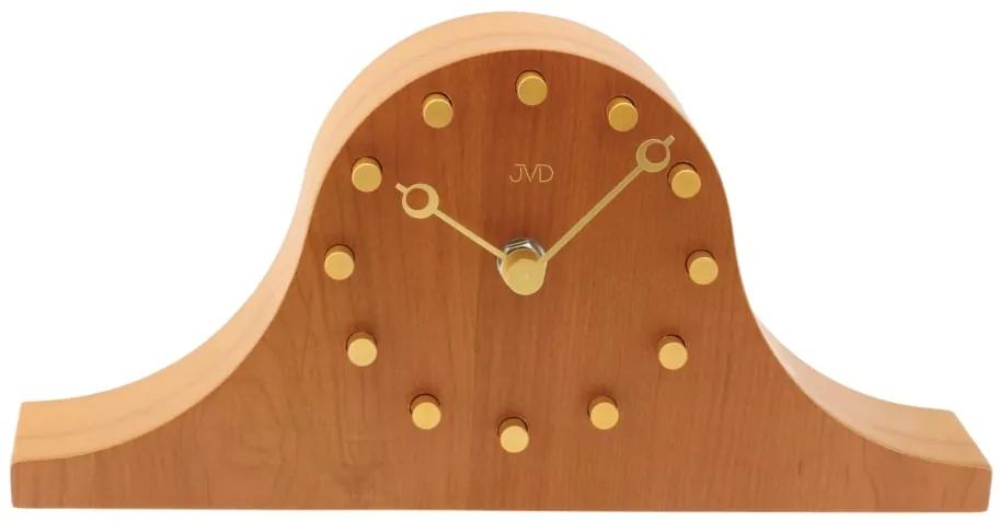 Drevené stolové hodiny napoleónky JVD HC202.2 hnedé, 28cm
