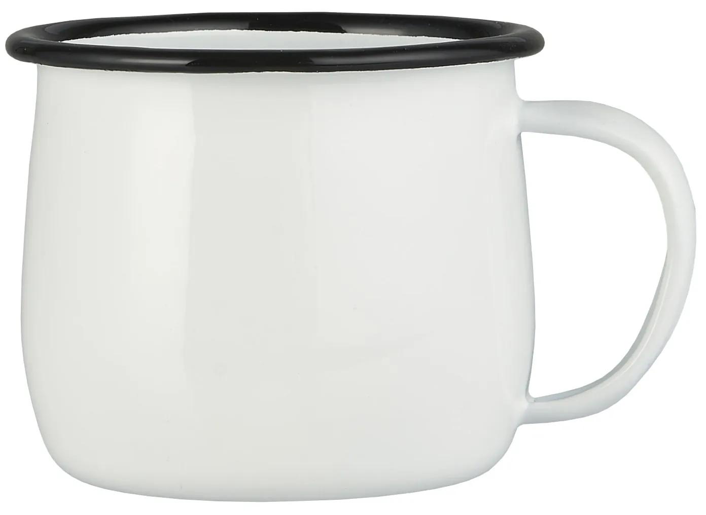 Ib Laursen Smaltovaný hrnček White 300 ml