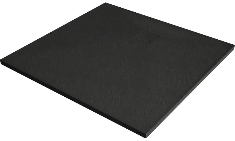 Mexen Bert, SMC štvorcová sprchová vanička 90 x 90 cm, čierna, 4K709090