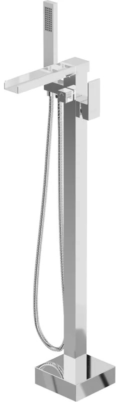 Mexen ALGAR voľnostojaca vaňová batéria, chrómová, 75733-00