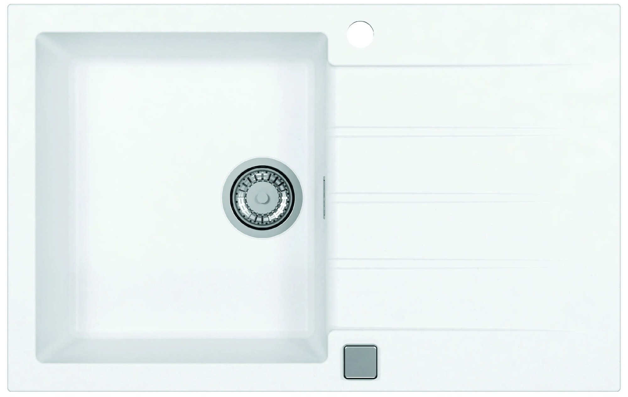 ALVEUS CZ CADIT 20 bílý 11 + pop up sifon 790x500x198 mm