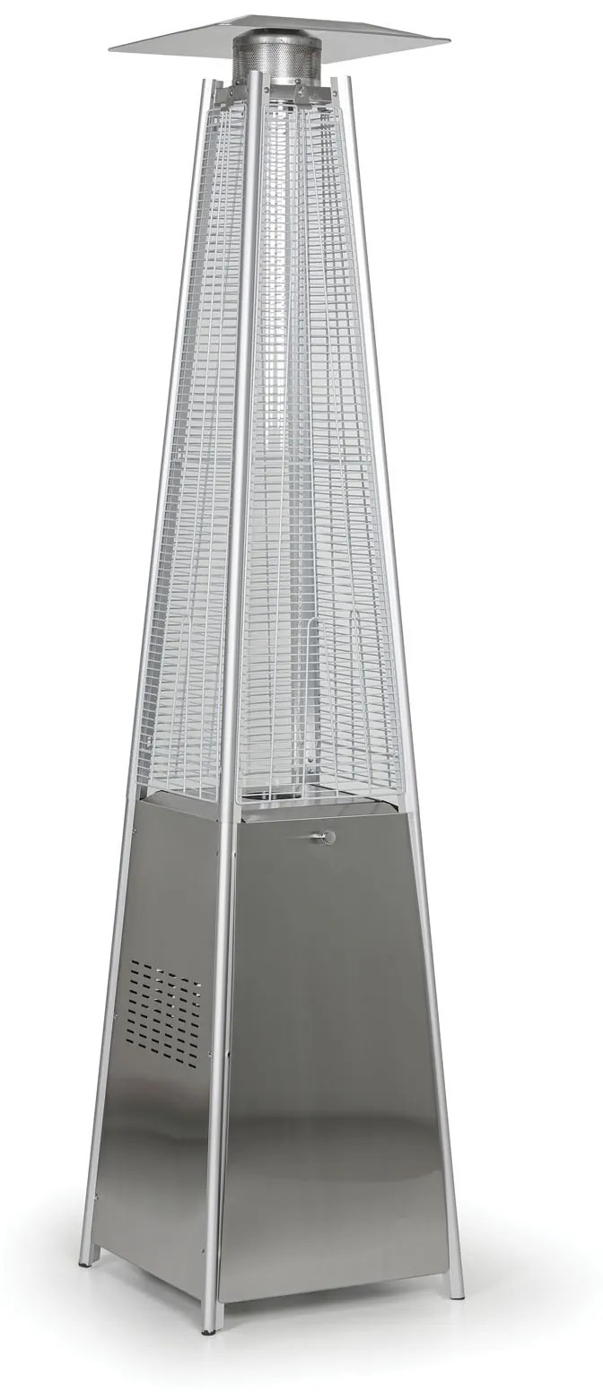 Tepelný plynový žiarič, 2270 x 520 x 520 mm, nerez