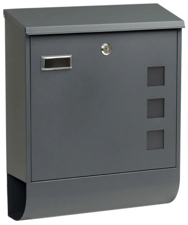 Poštová schránka BK 703, s tubusom, antracit Poštová schránka BK 703, s tubusom, antracit
