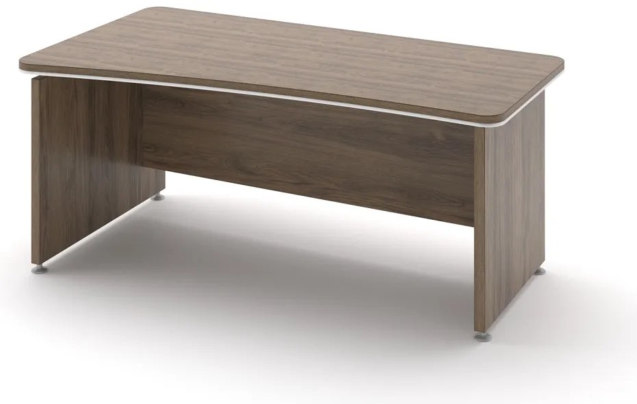 Ergonomický stôl TopOffice 180 x 94,8 cm, ľavý, dub charleston