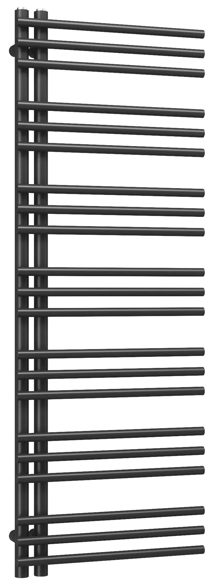 Gamma Erga Aquatic, vykurovacie teleso 1400x500 mm, 577W, čierna, ERG-LAV-AQUA-14050-BK