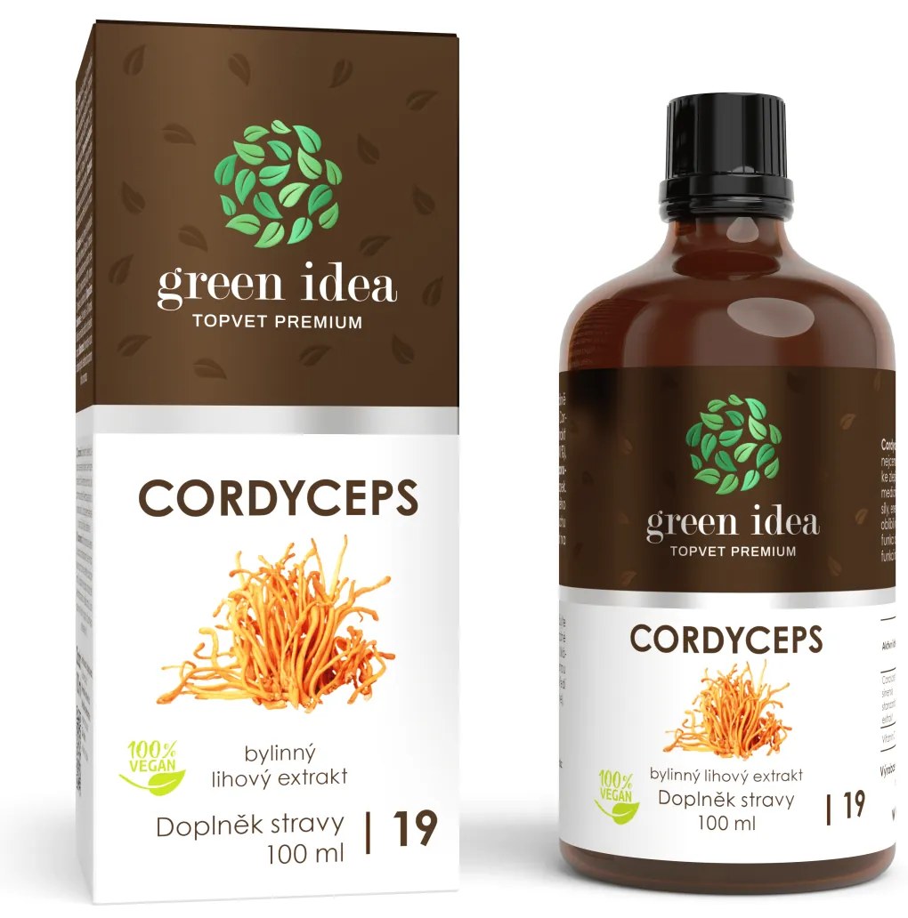 Green idea Cordyceps tinktúra - kvapky 100 ml