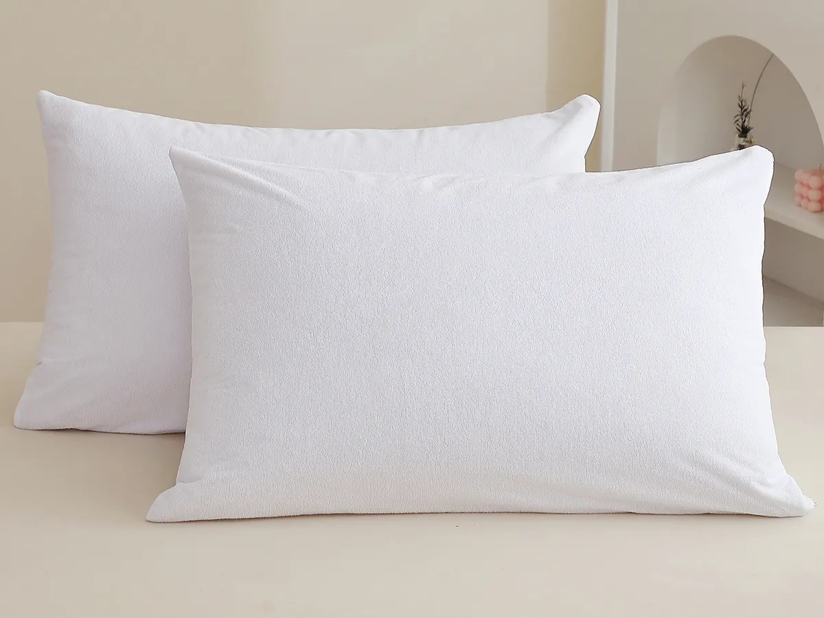 XPOSE® Froté chránič vankúša - biely 50x70 cm