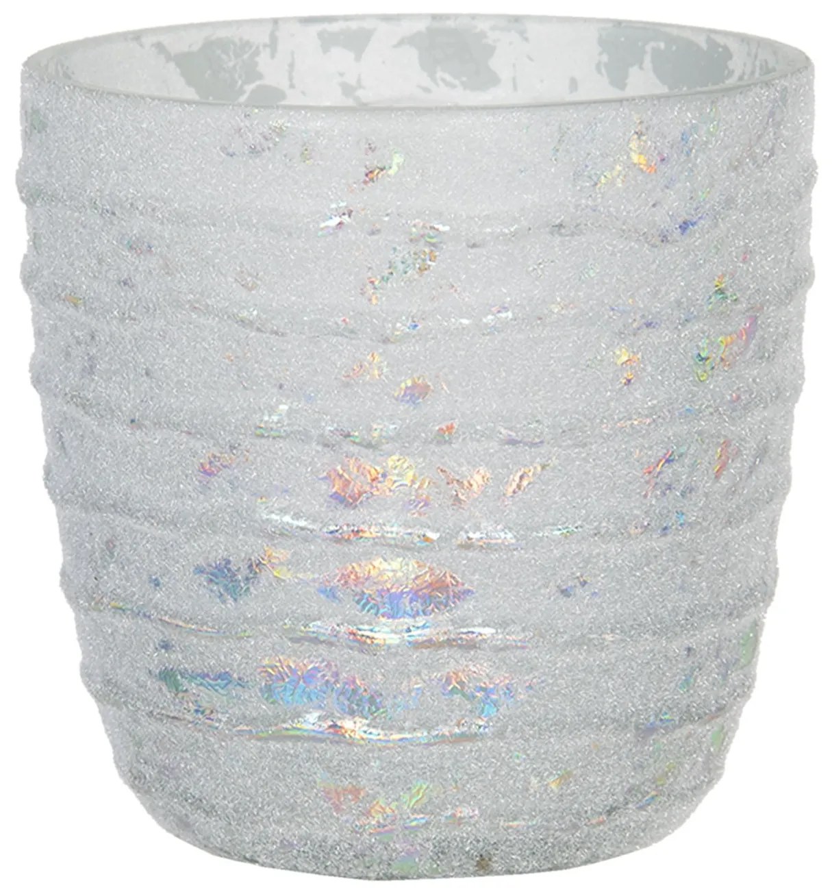 Sklenený svietnik na čajovú sviečku Enzo - Ø 10*10 cm