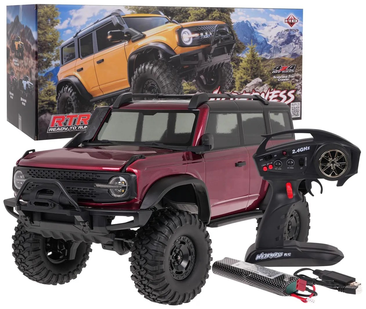 R/C auto Wilderness v mierke 1:10