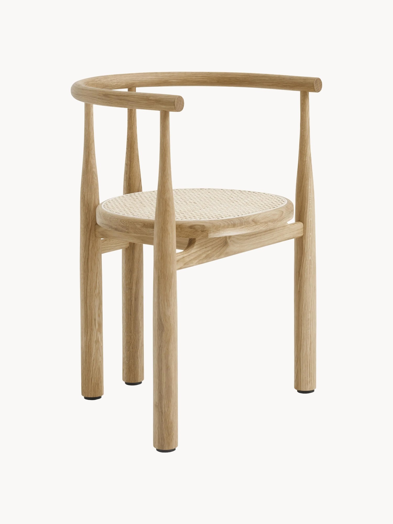 Stolička's opierkami z dubového dreva Bukowski